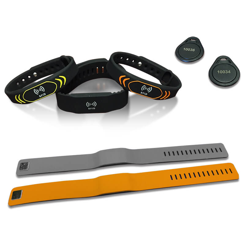 Wearable RFID wristbands and fobs, Wearables